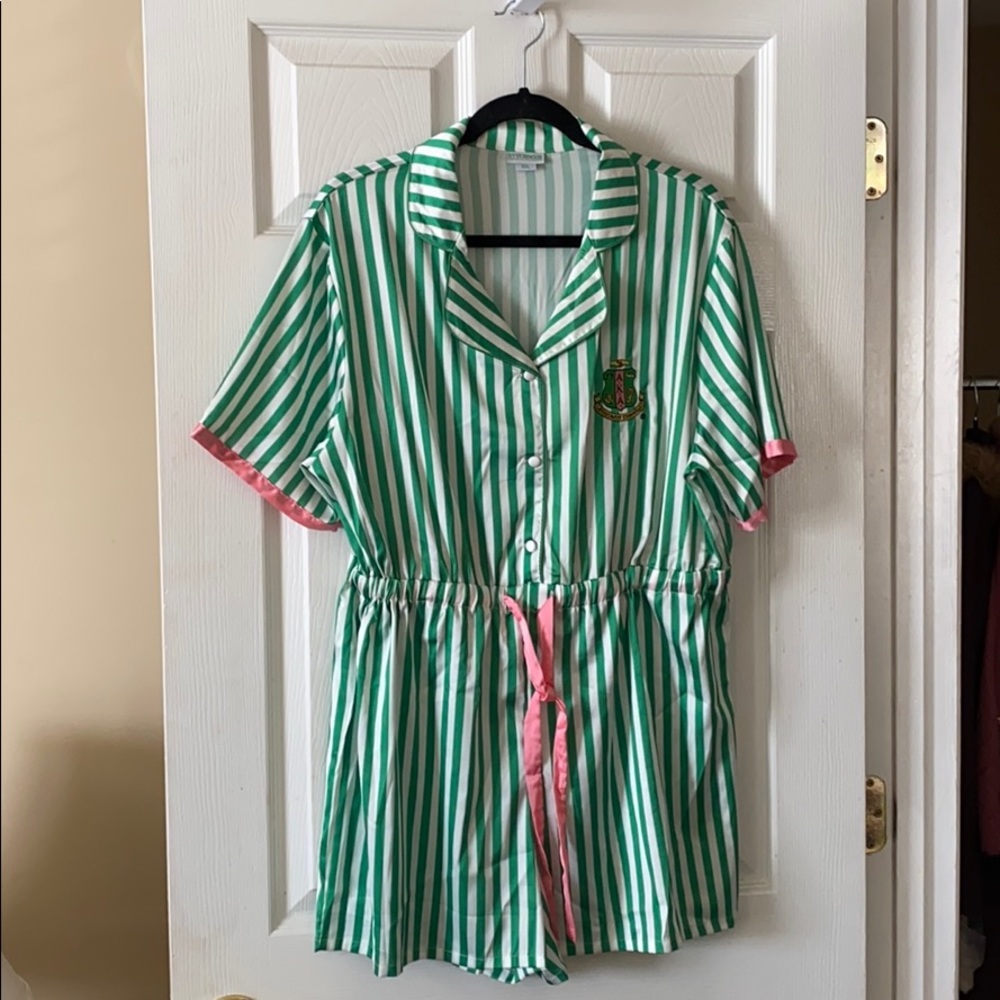 Authentic Alpha Kappa Alpha Inc. short romper